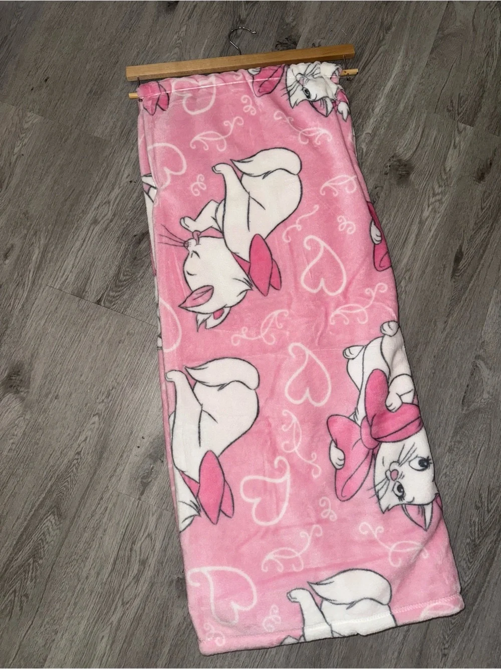 Disney aristocats Pink Marie Plush Throw Blanket